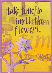 Time_SmellFlowers#3
